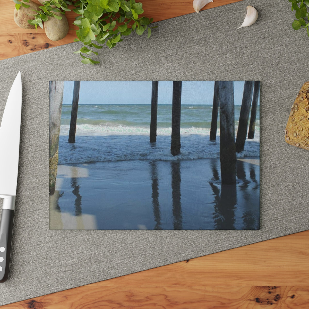 NN Glass Cutting Board Under The Pier