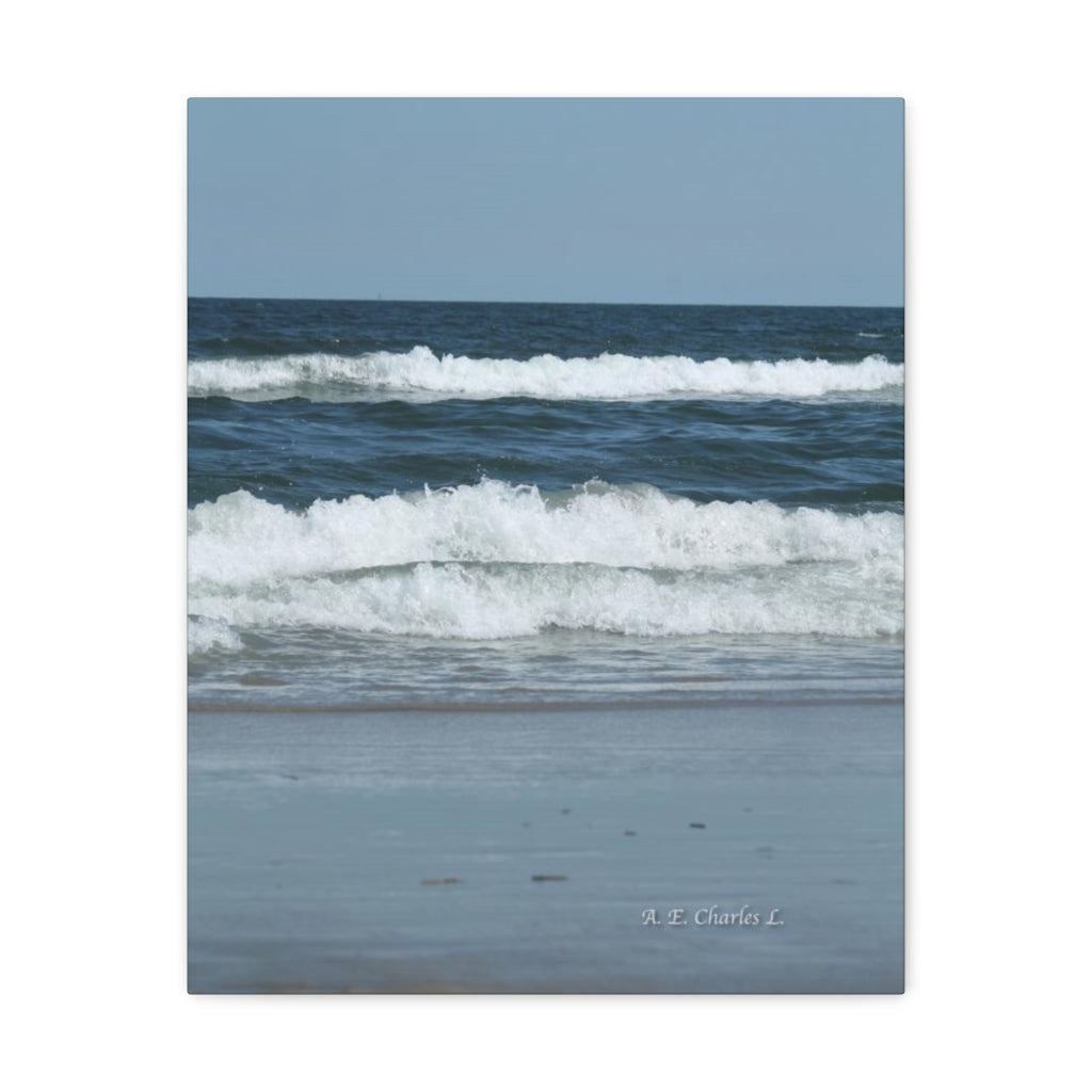 Canvas Gallery Wraps OCNJ Waves Crashing In