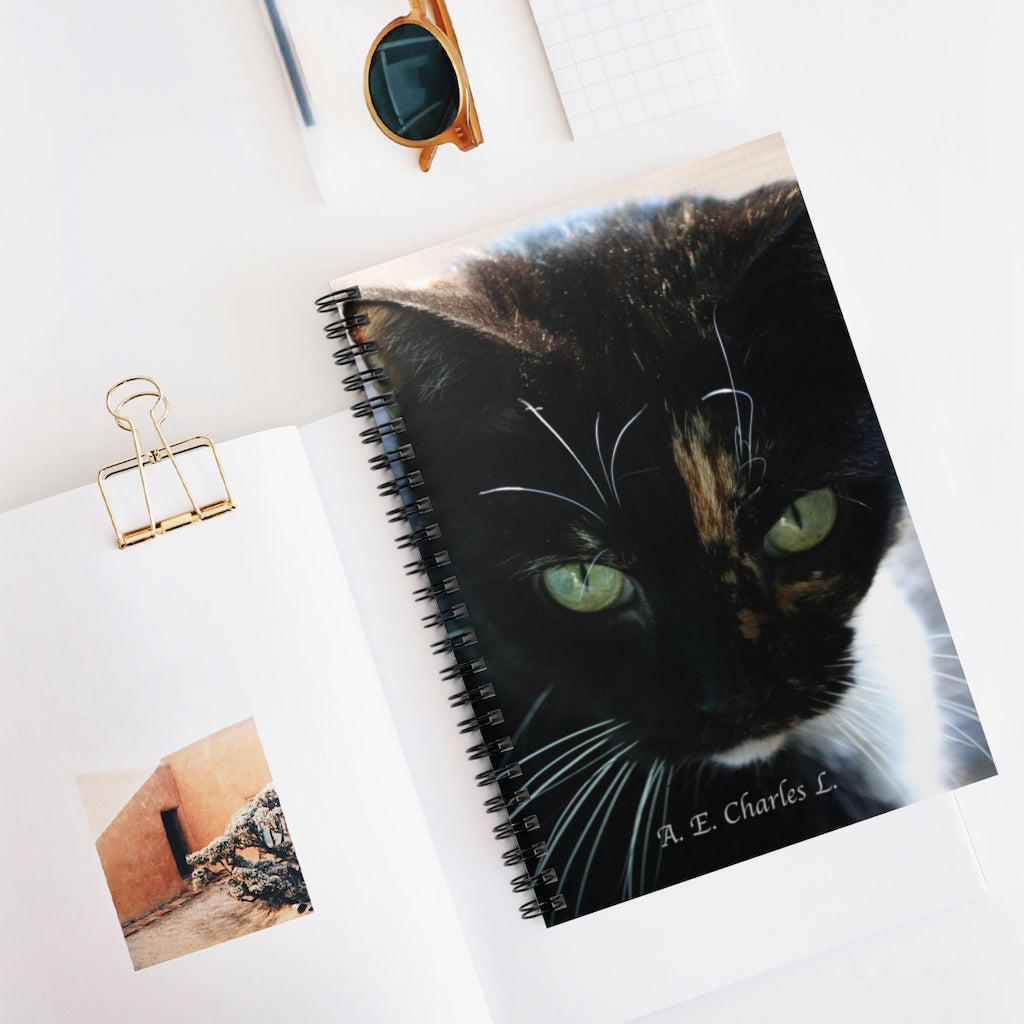 Spiral Notebook - Ruled Line Cat (P)