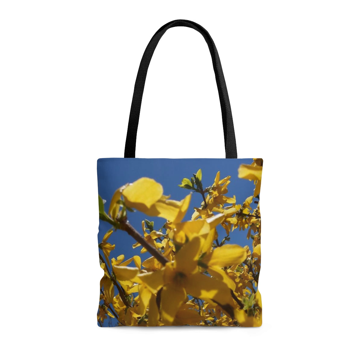 NN AOP Tote Bag Blue Sky Forsythia