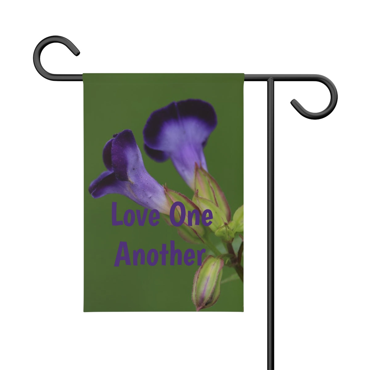 NN Garden Banner 2 Purple Blooms