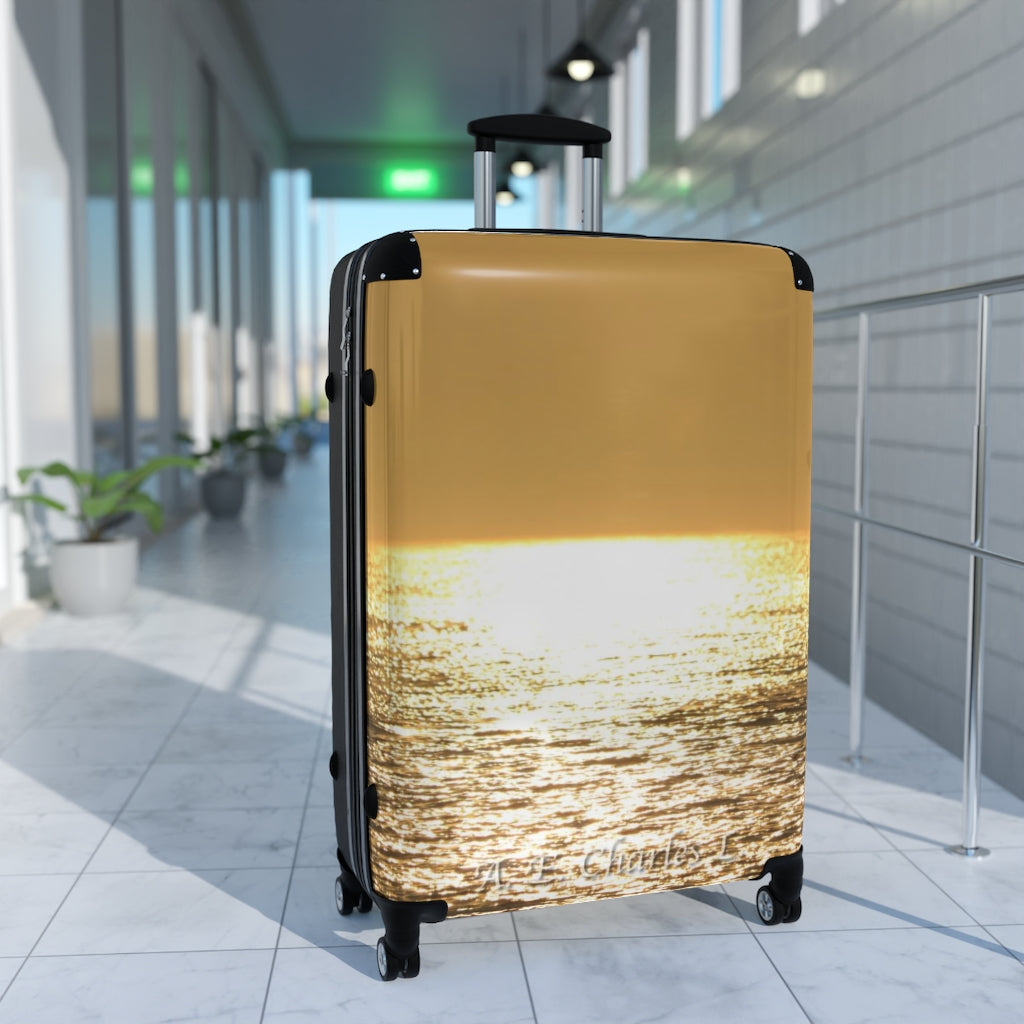 Suitcases Golden Sky & Ocean