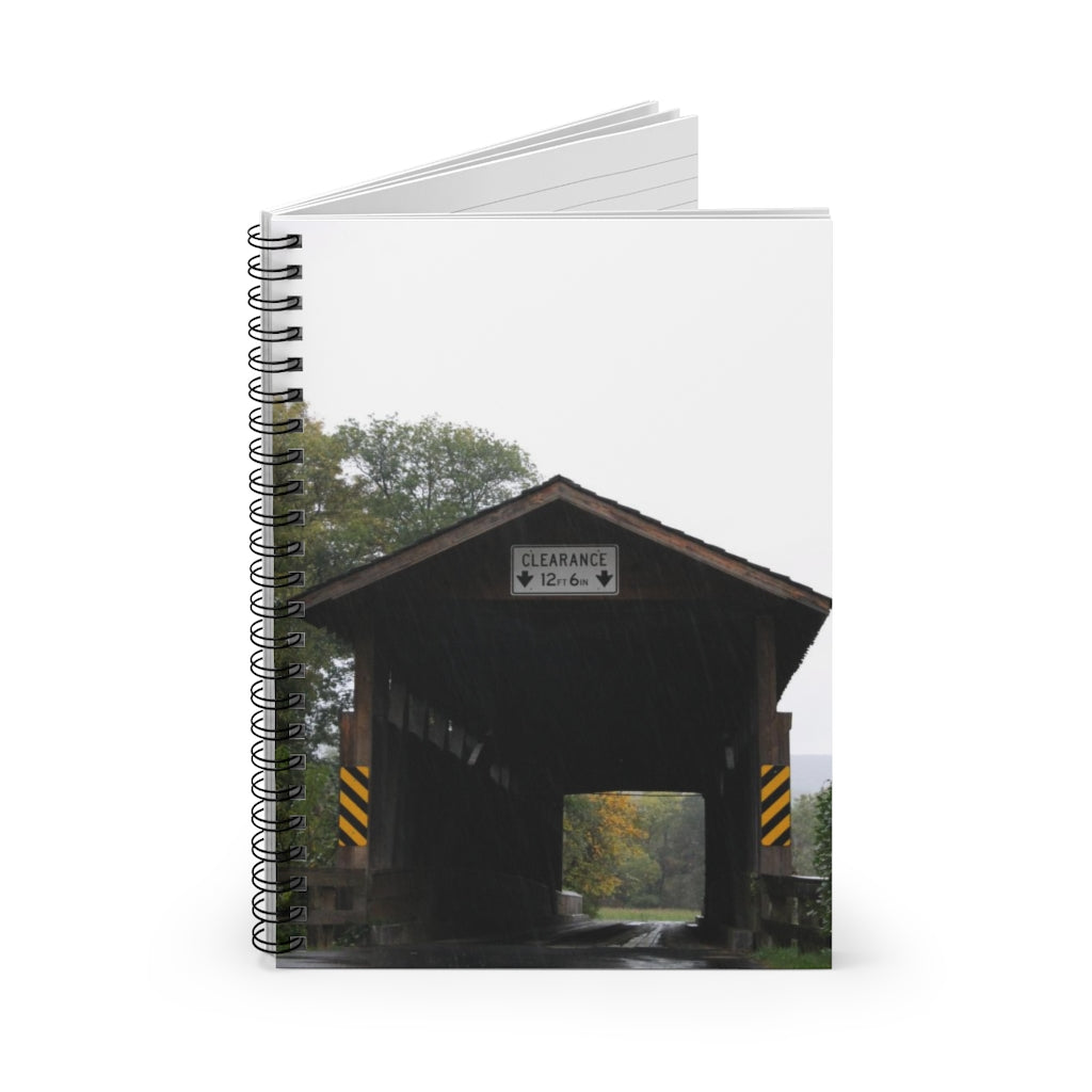 NN Spiral Notebook - Ruled Line (LC) Covered Bridge