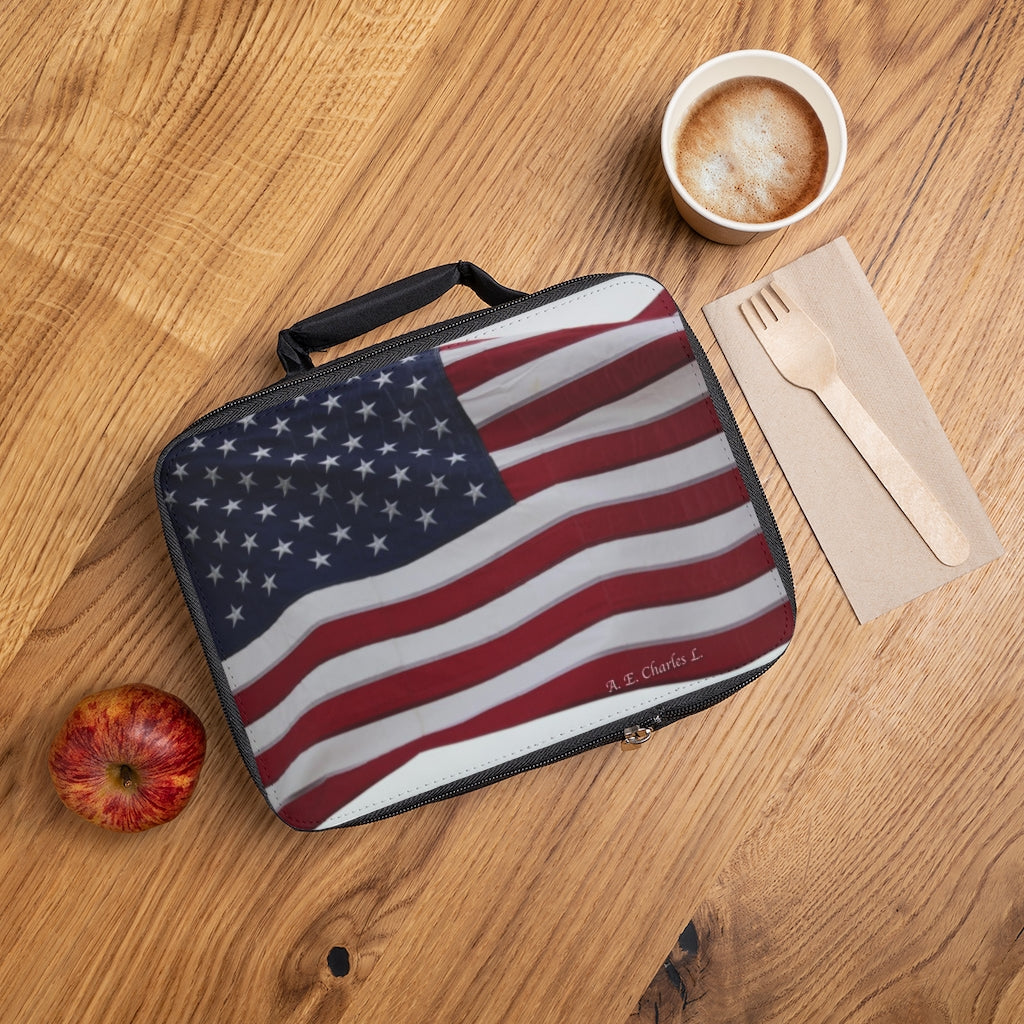 Lunch Bag American Flag