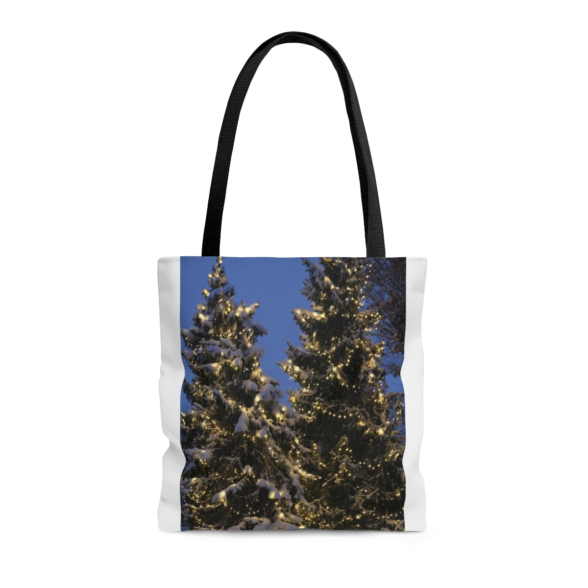 NN AOP Tote Bag Christmas Lit Trees