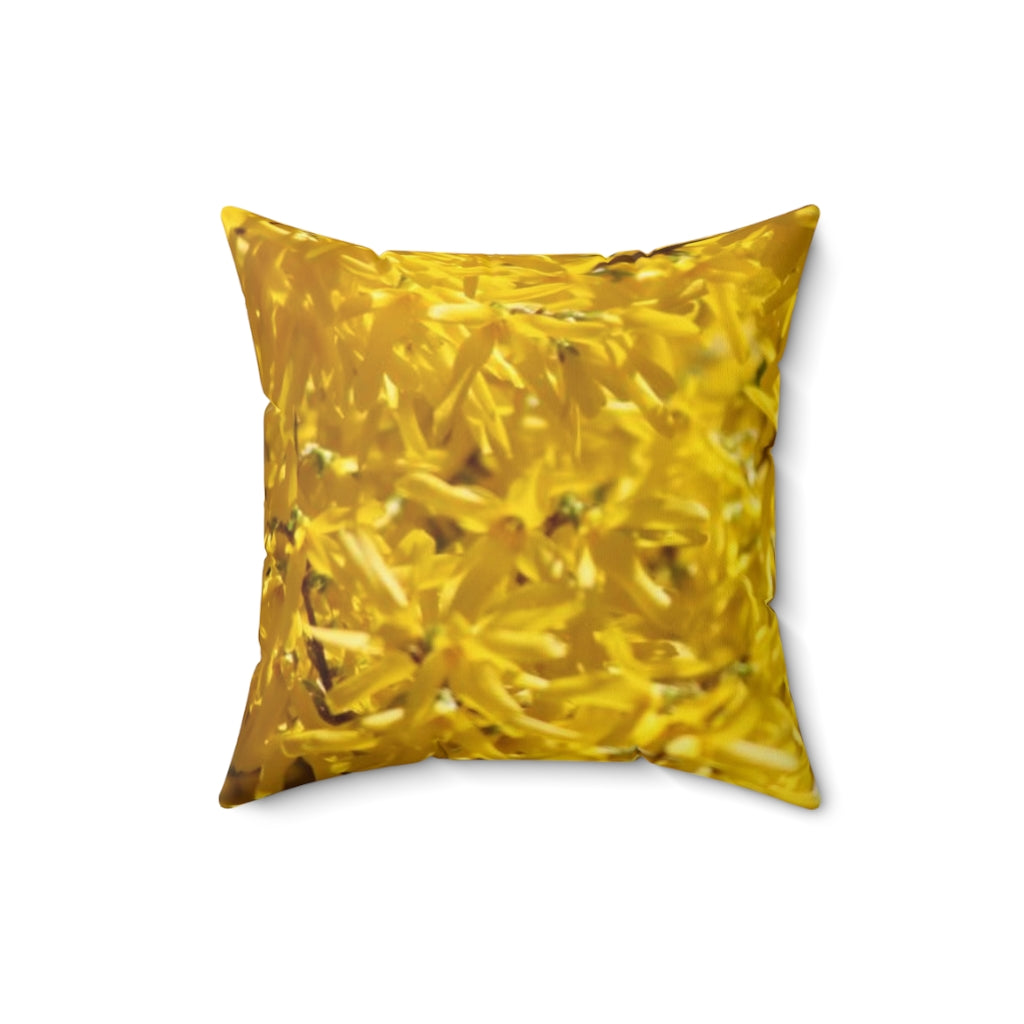 NN Spun Polyester Square Pillow Forsythia