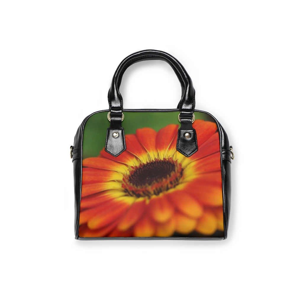 NN Shoulder Handbag Orange Yellow Flower