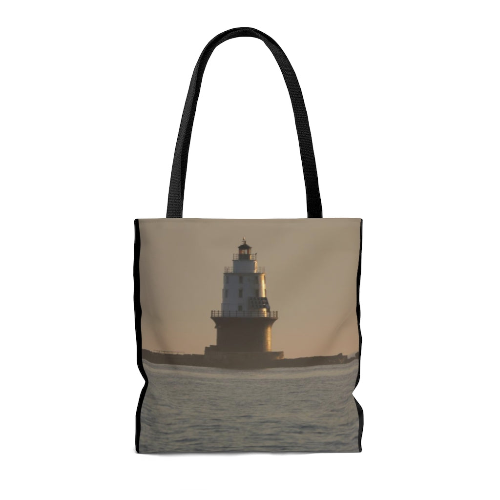 NN AOP Tote Bag Hazy Lighthouse