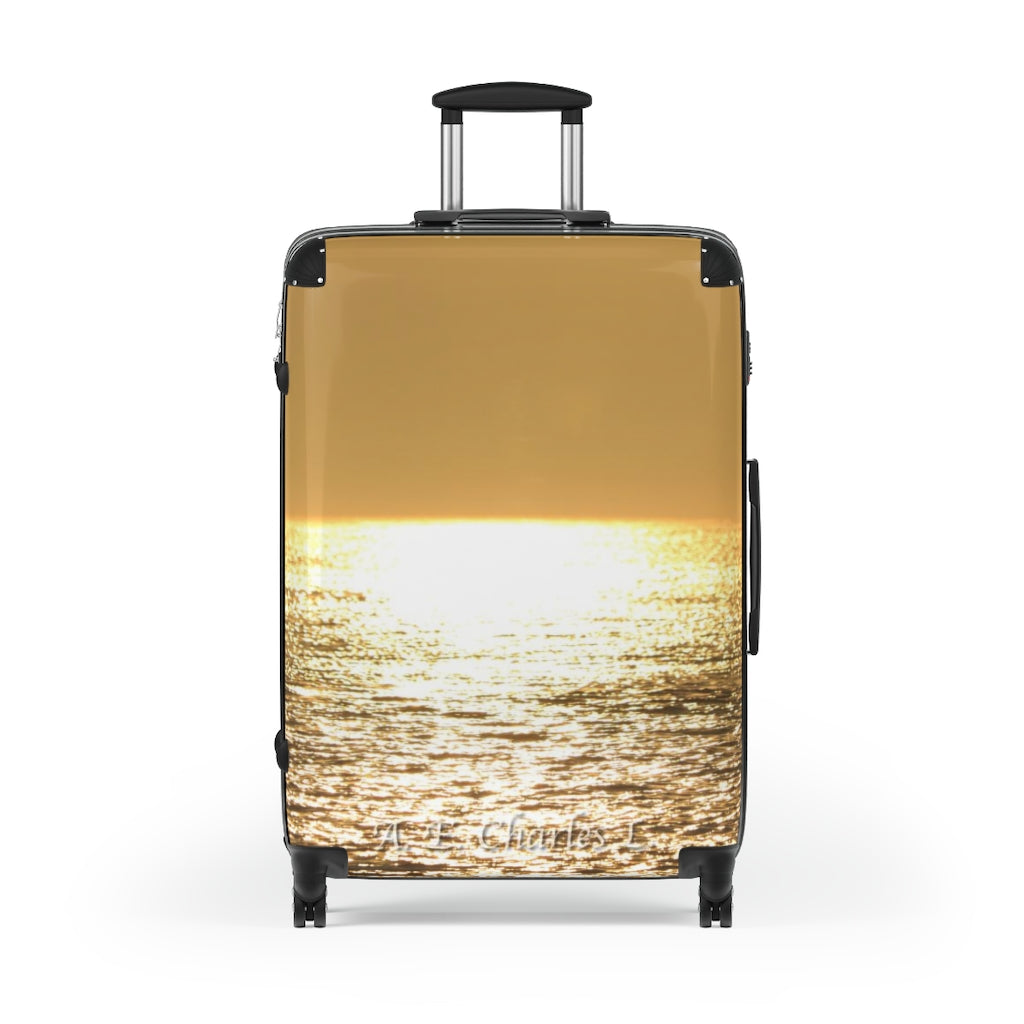 Suitcases Golden Sky & Ocean