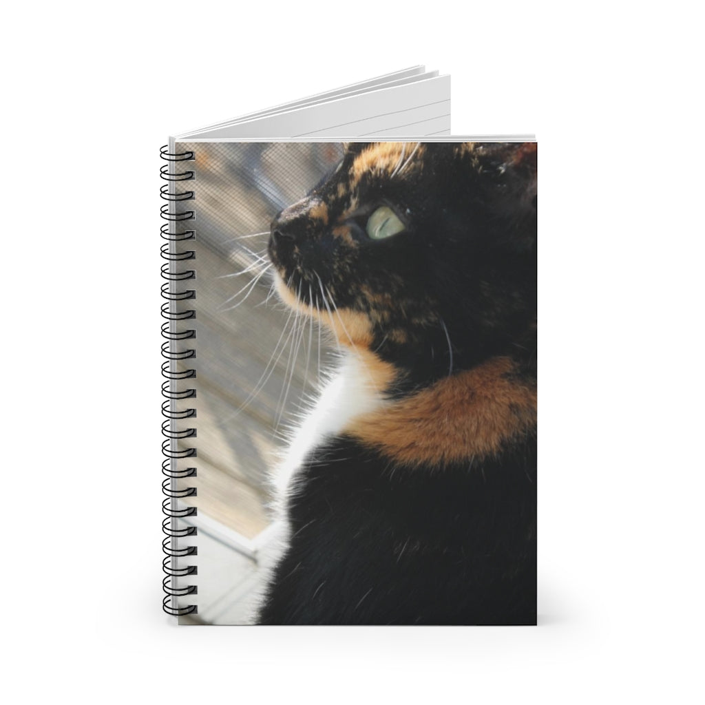 NN Spiral Notebook - Ruled Line (BD) Black Cat (P)