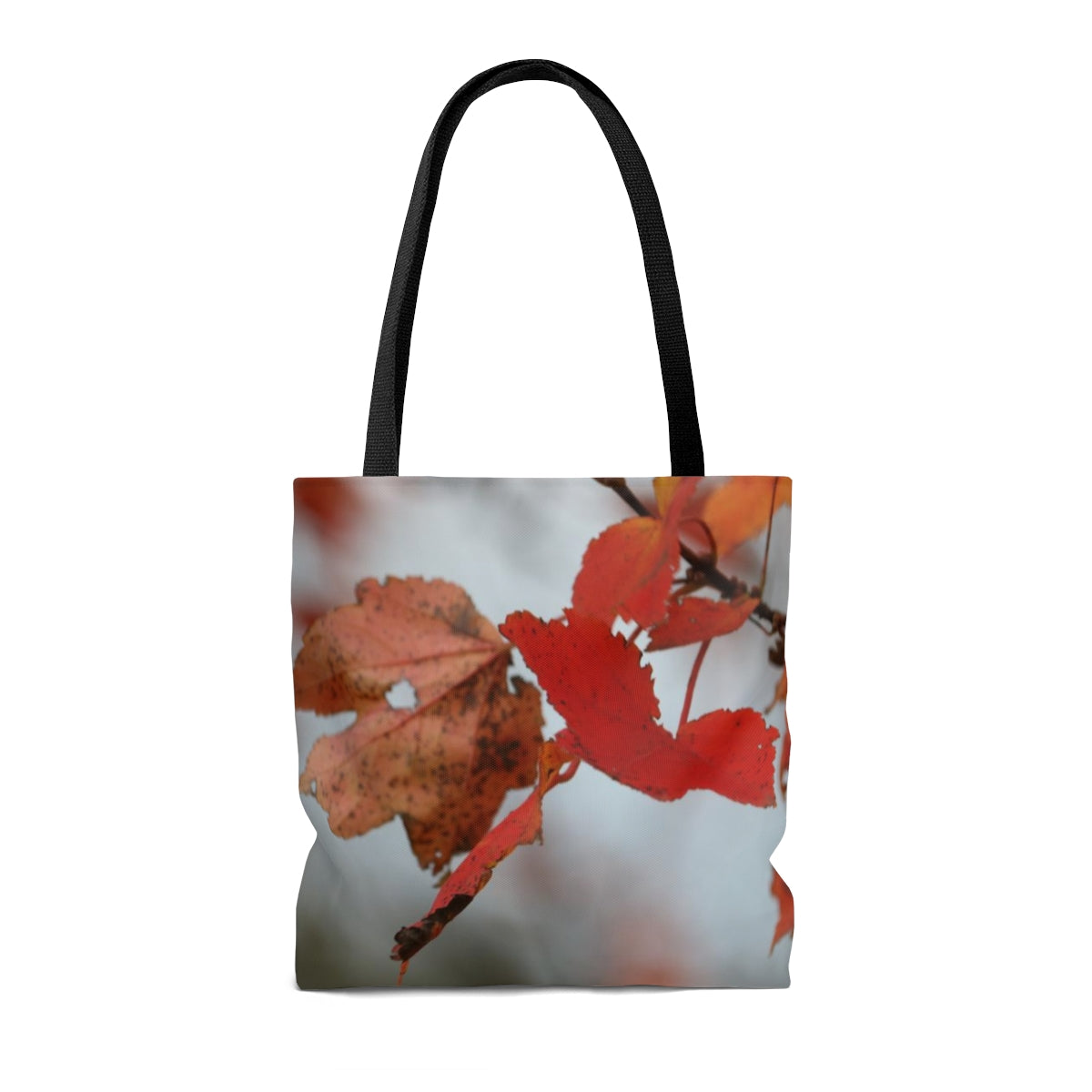 NN AOP Tote Bag Orange Autumn Leaves