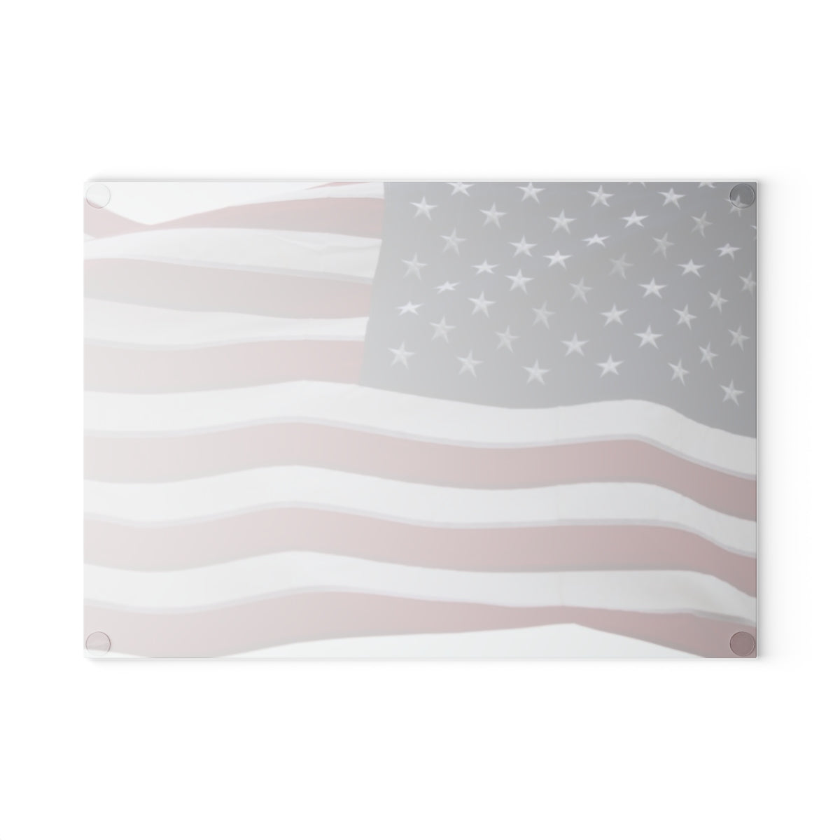 NN Glass Cutting Board American Flag