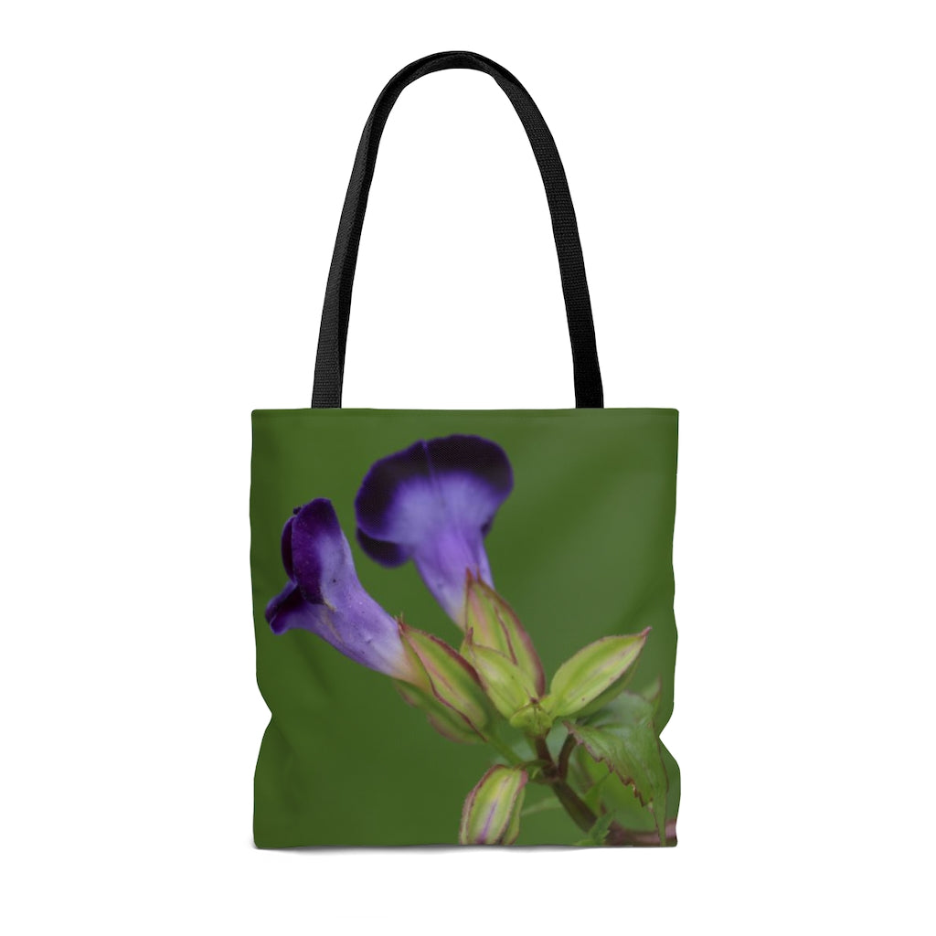 NN AOP Tote Bag 2 Purple Blooms