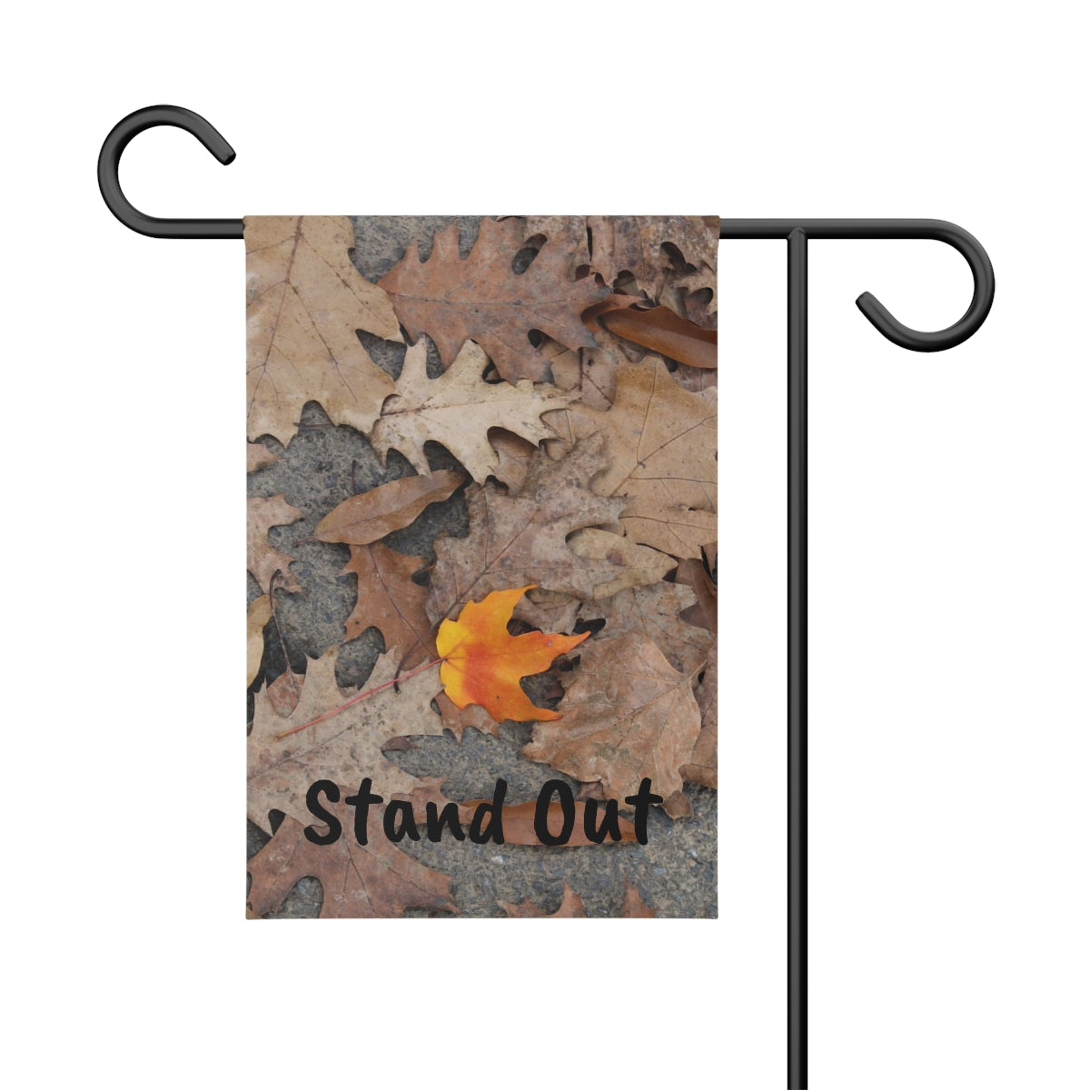 NN Garden Banner One Orange Of All Brown Leaves