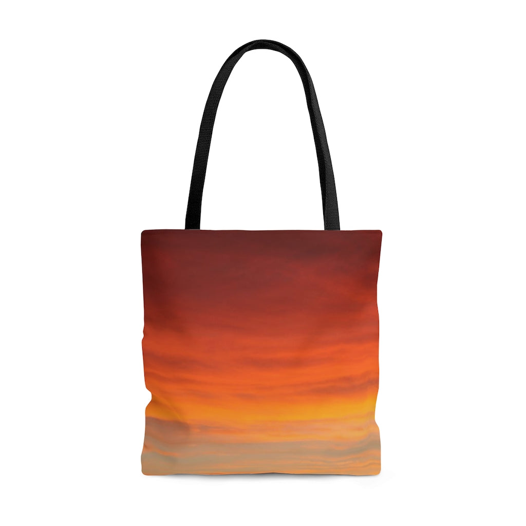 NN AOP Tote Bag Orange Sky