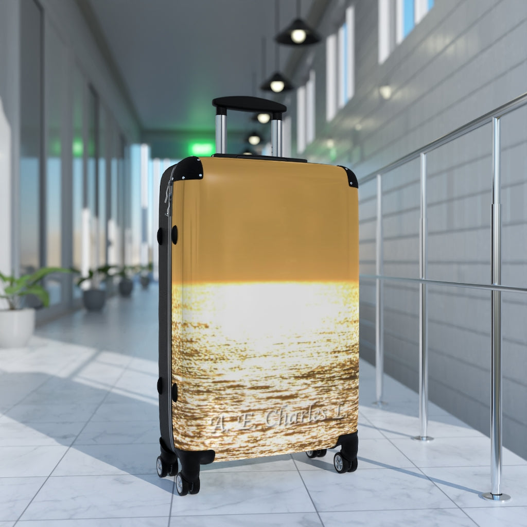 Suitcases Golden Sky & Ocean