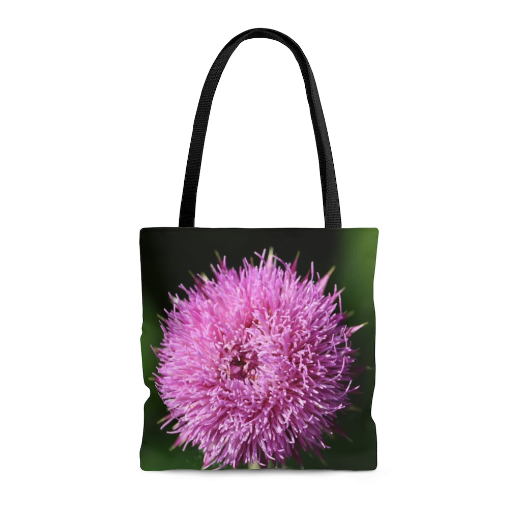 NN AOP Tote Bag Purple Ball Flower