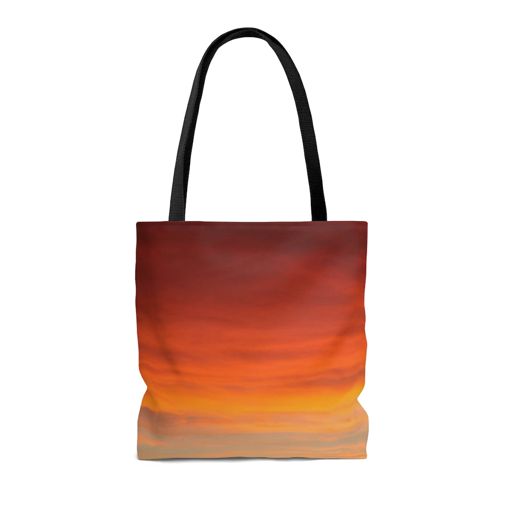 NN AOP Tote Bag Orange Sky