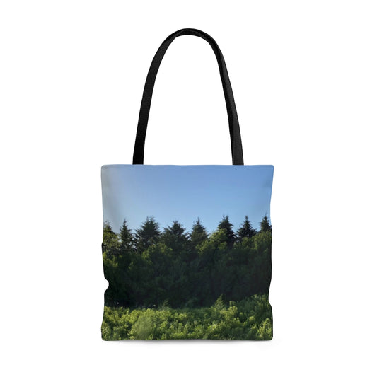 NN AOP Tote Bag Green Trees & Blue Sky