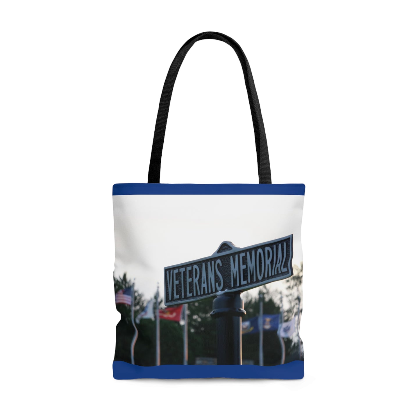 NN AOP Tote Bag Veterans Memorial & Flags