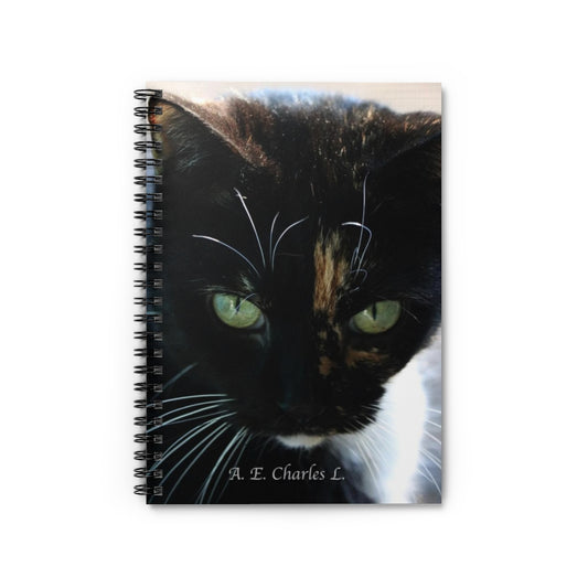 Spiral Notebook - Ruled Line Cat (P)