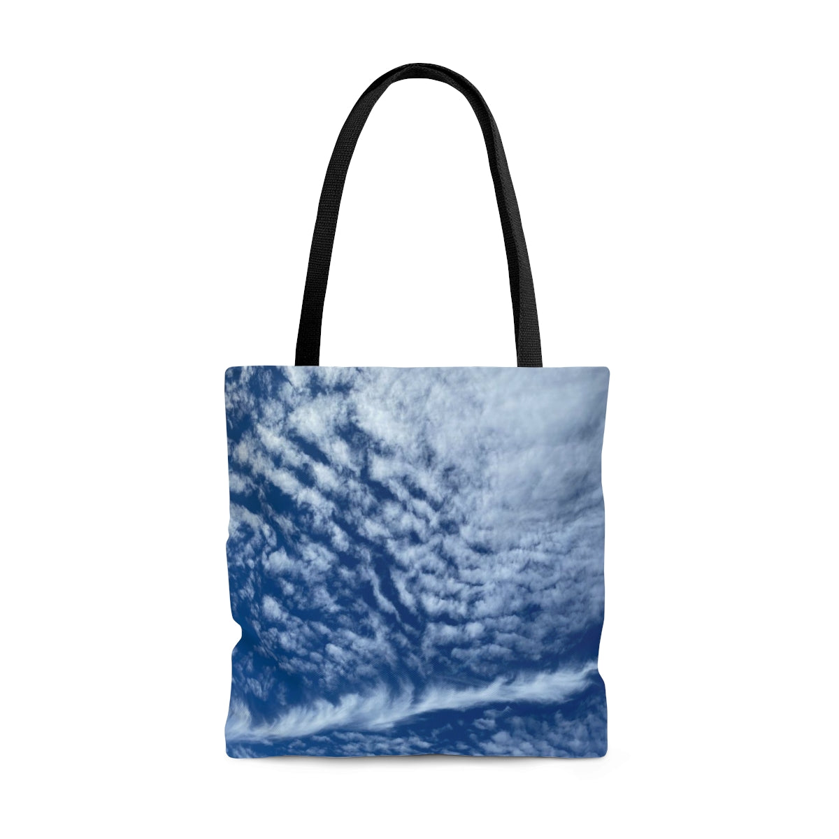 NN AOP Tote Bag Blue Blanket Of Cool Clouds