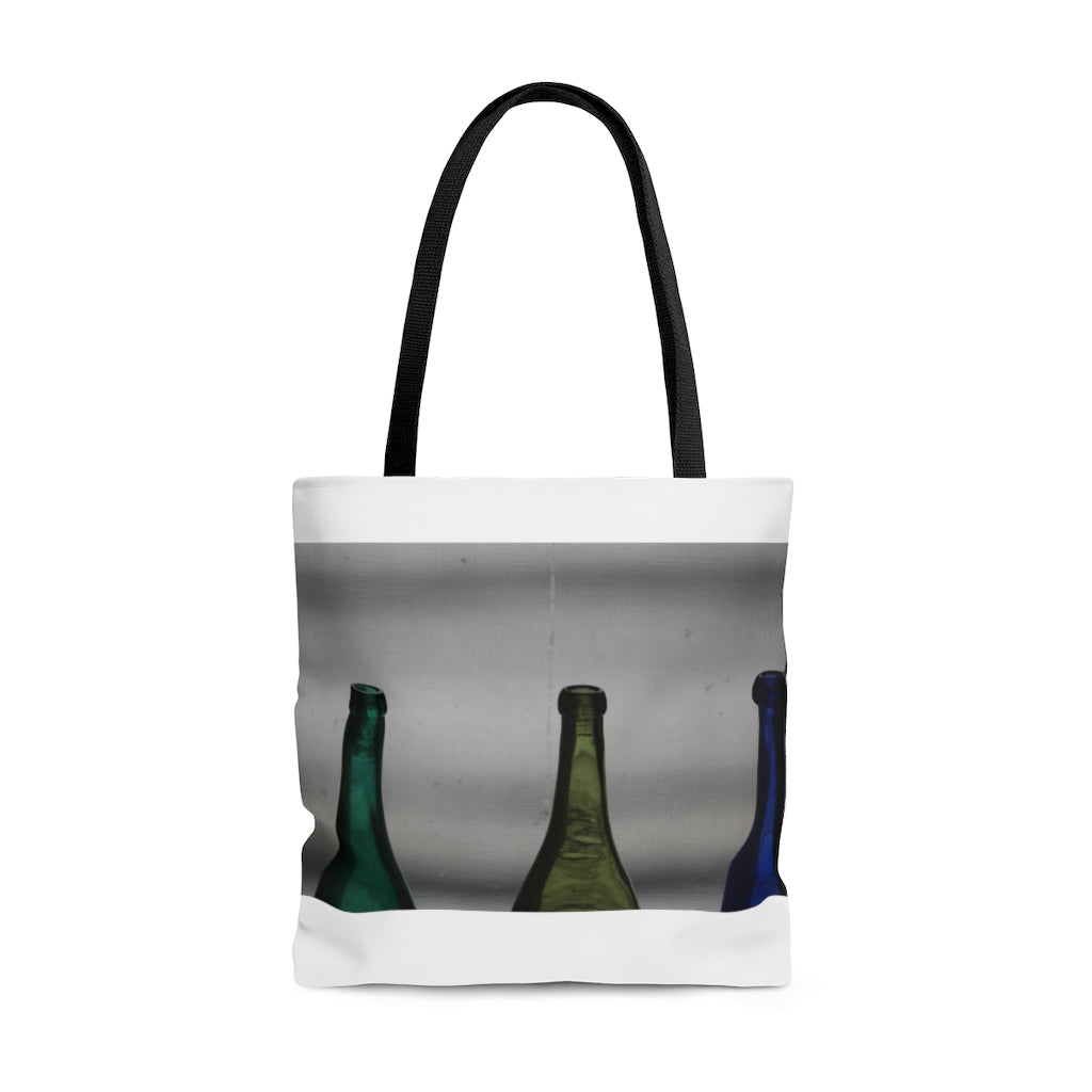 NN AOP Tote Bag Greens & Blue Bottles