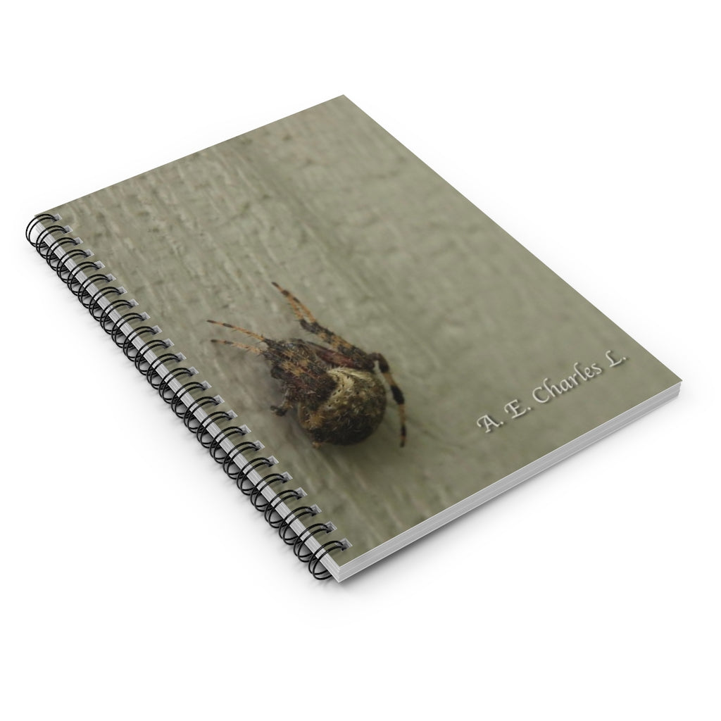 Spiral Notebook - Ruled Line Big Spider