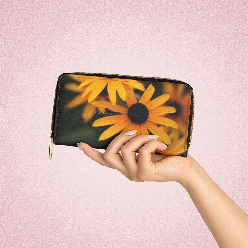 Zipper Wallet 2 Black Eyed Susans