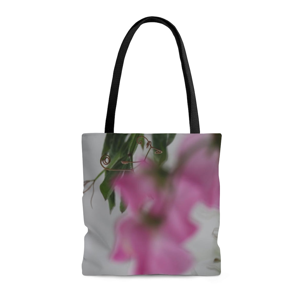 NN AOP Tote Bag Pink Abstract Flowers