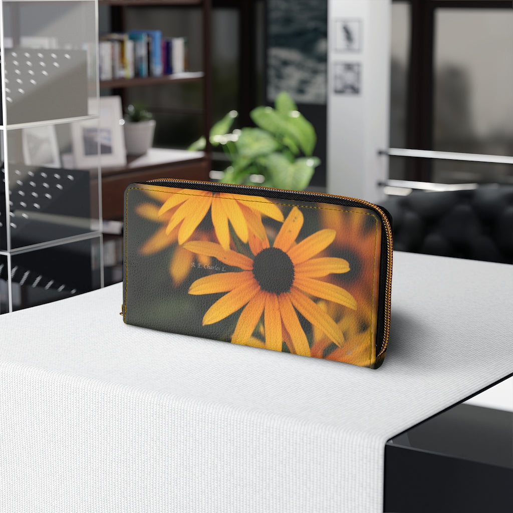 Zipper Wallet 2 Black Eyed Susans