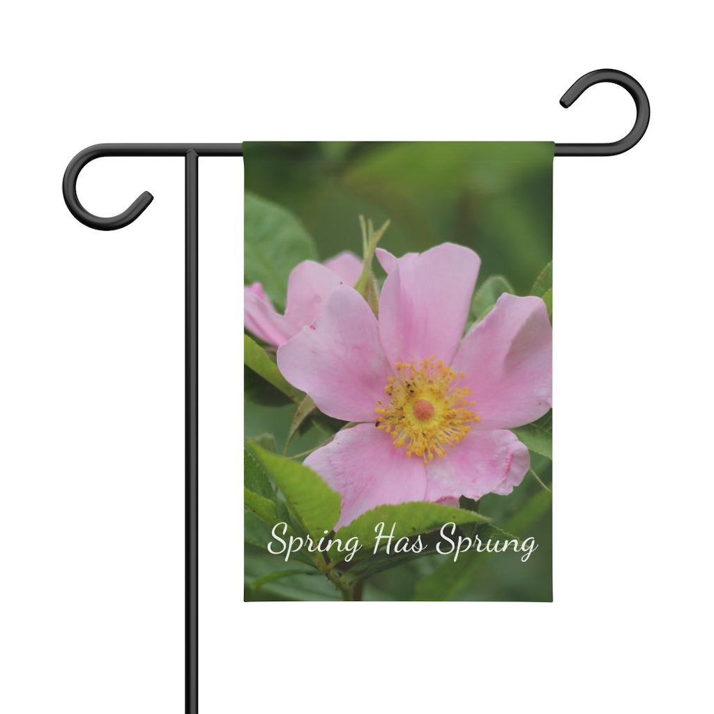 NN Garden Banner Pink Open With Yellow