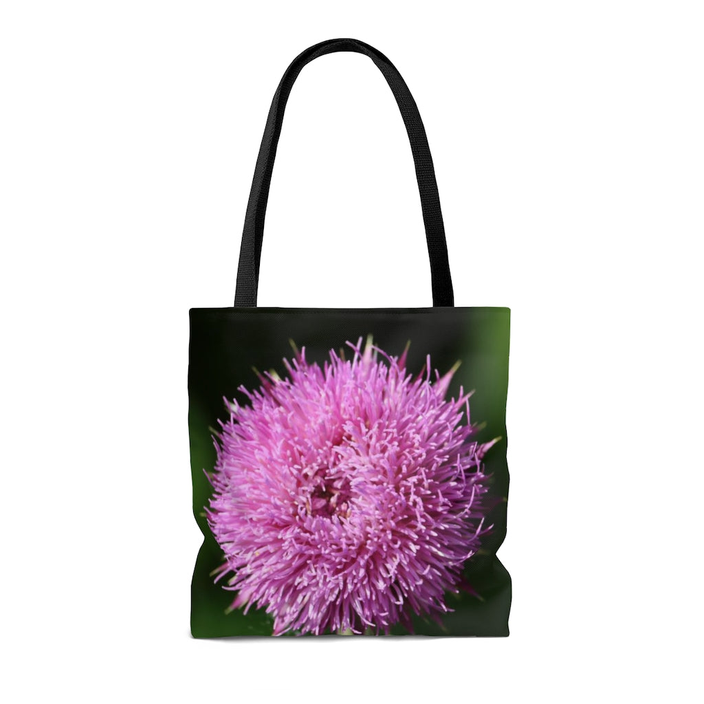 NN AOP Tote Bag Purple Ball Flower