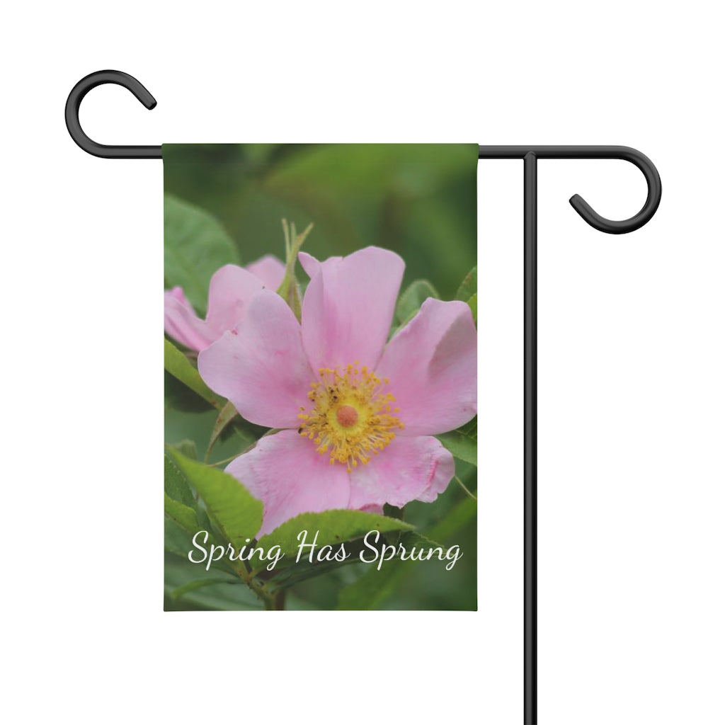 NN Garden Banner Pink Open With Yellow