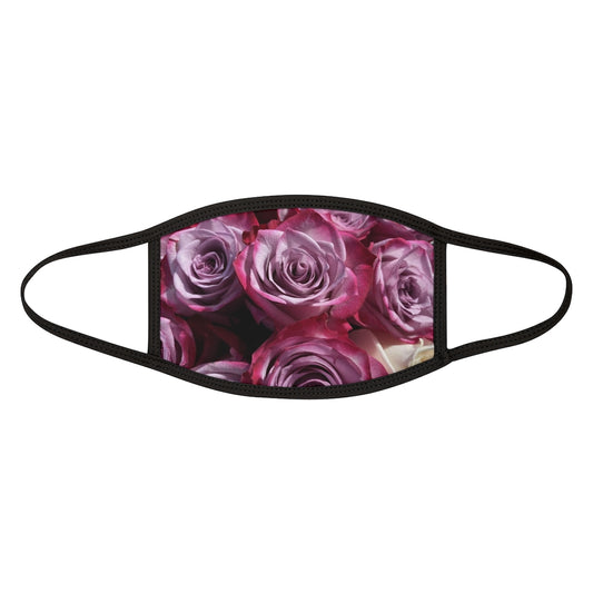 NN Mixed-Fabric Face Mask Bunch Of Pink Roses