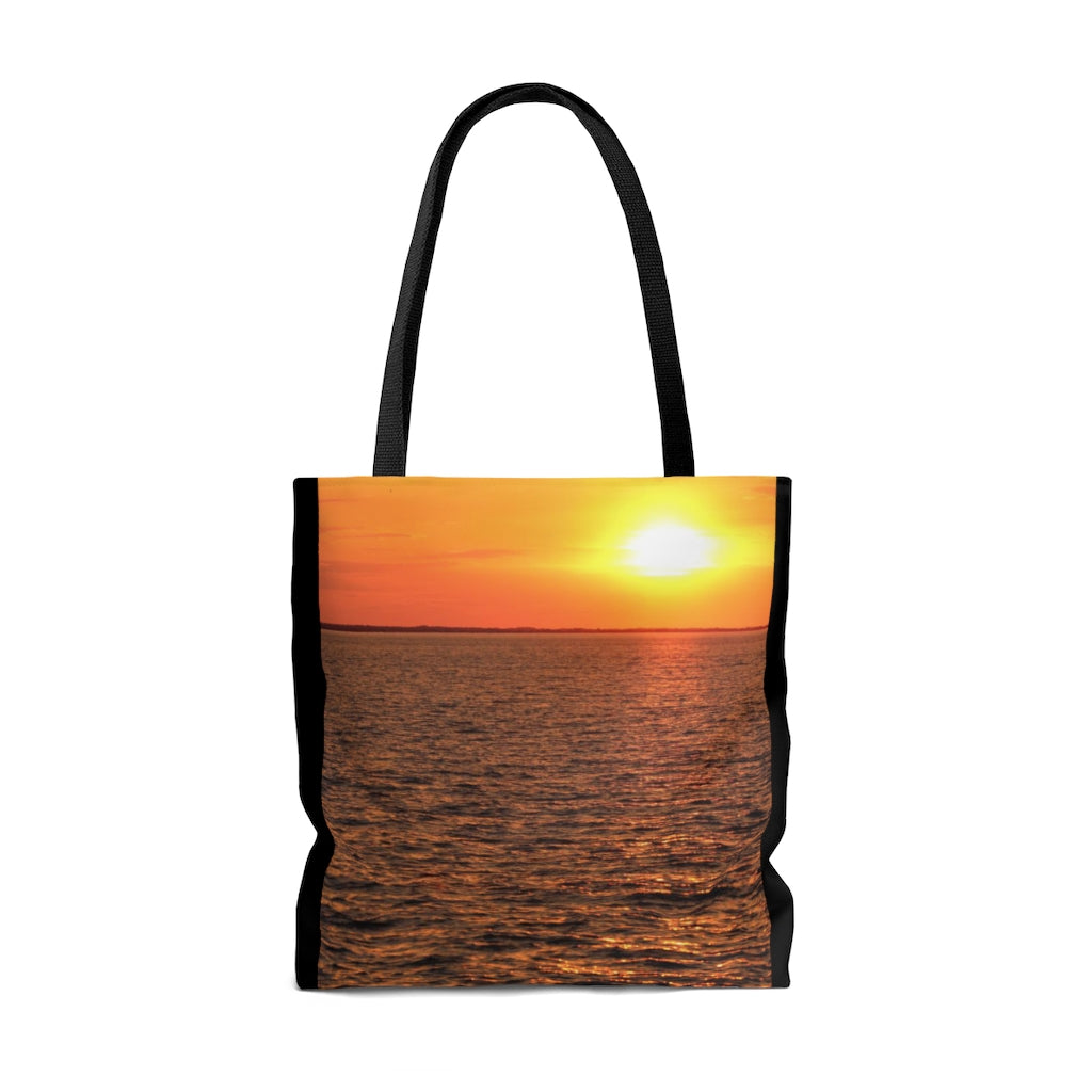 NN AOP Tote Bag Low Yellow Sun