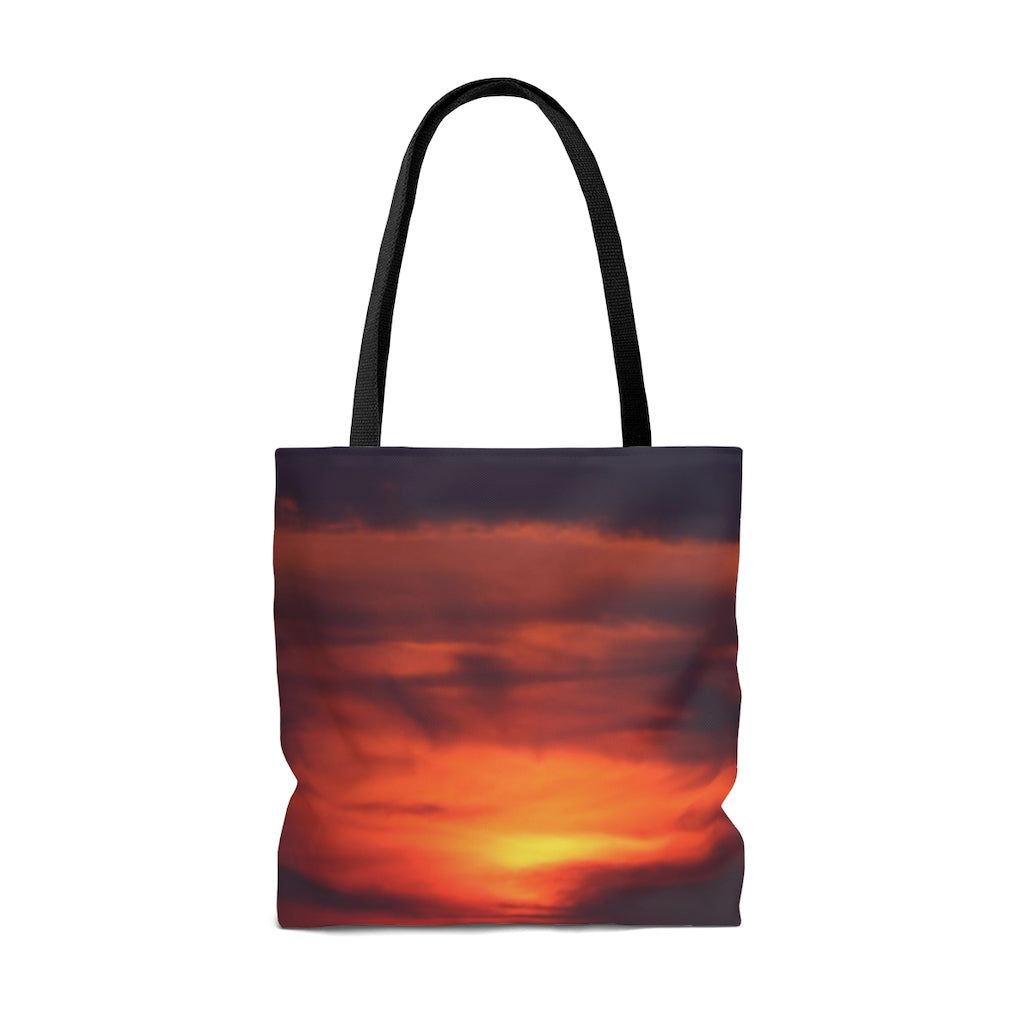 NN AOP Tote Bag Sun Fire Clouds