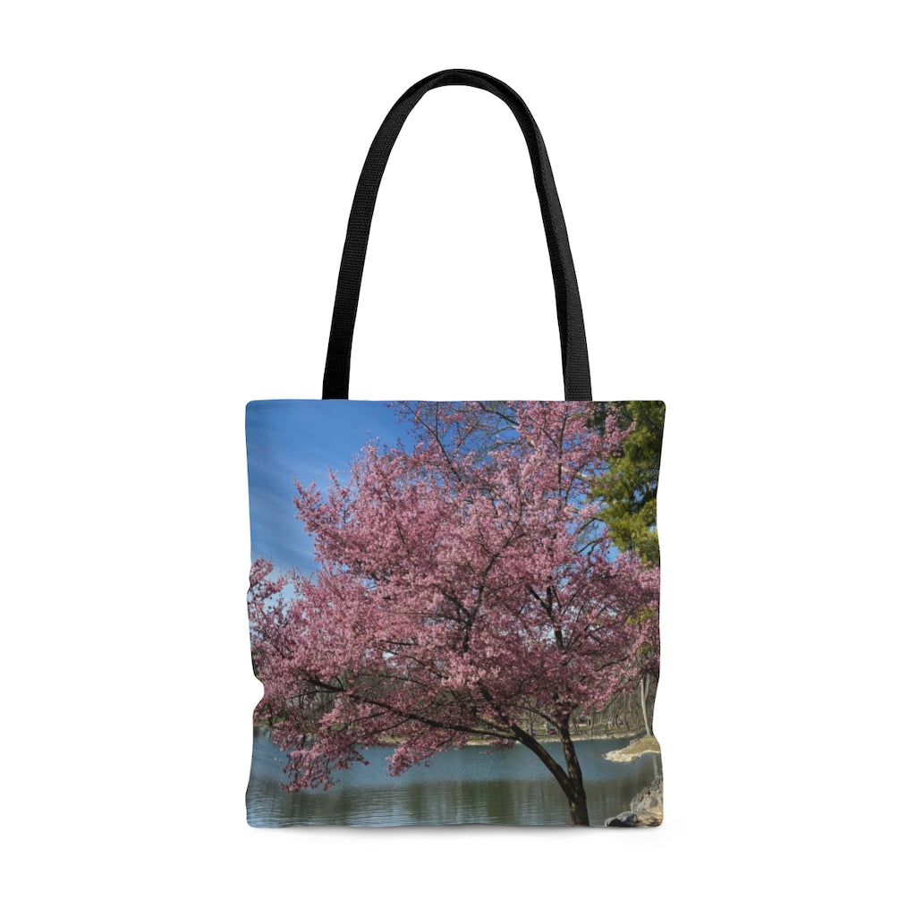 NN AOP Tote Bag (LP) Pink Tree & Water