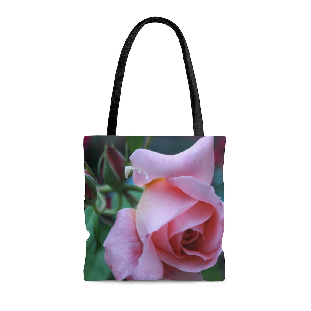 NN AOP Tote Bag (Ms) Light Pink Roses