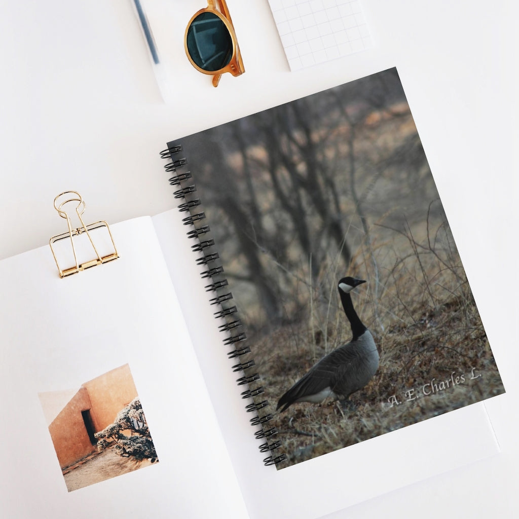 Spiral Notebook - Ruled Line Canadian Goose