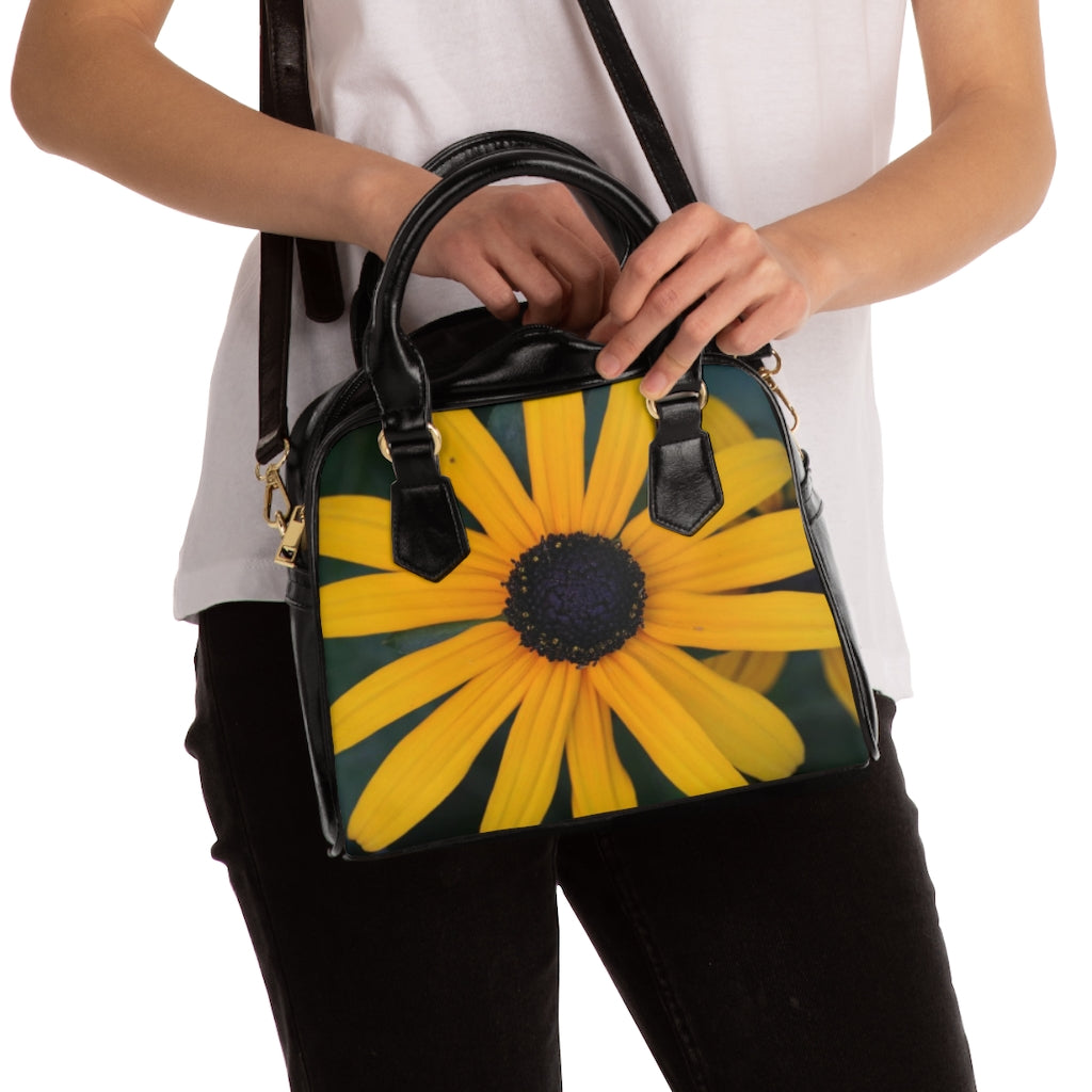 NN Shoulder Handbag One Big Yellow Flower