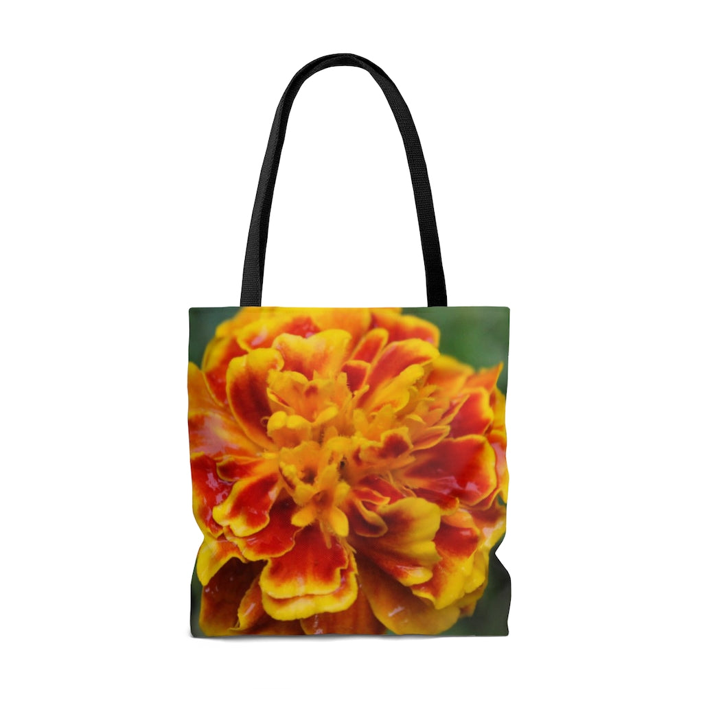 NN AOP Tote Bag Orange Red Marigold