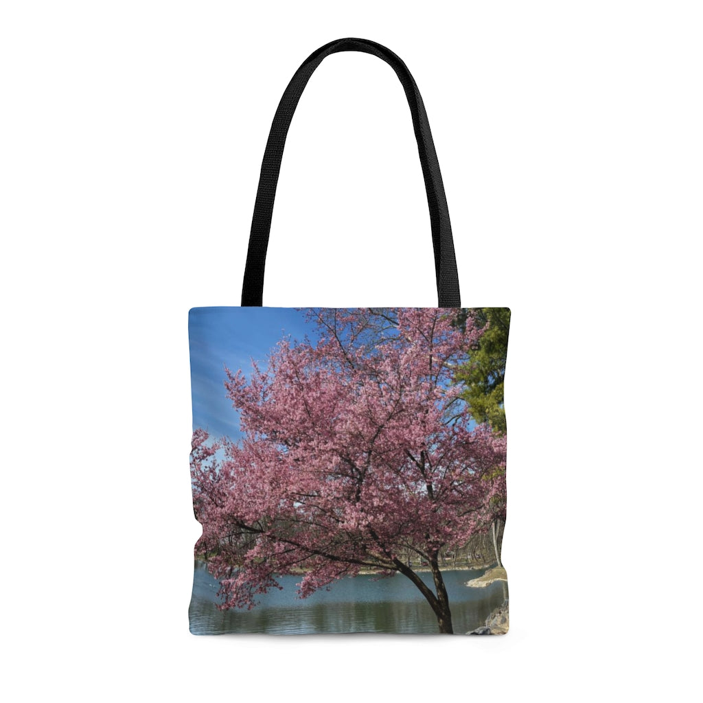 NN AOP Tote Bag (LP) Pink Tree & Water