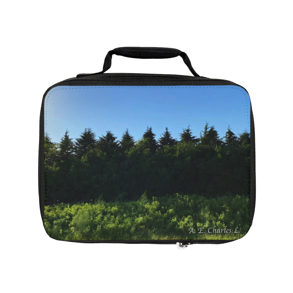 Lunch Bag Green Trees & Blue Sky