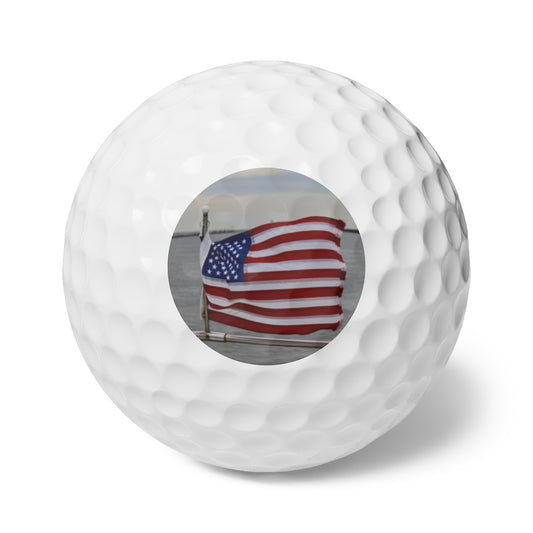 NN Golf Balls, 6pcs American Flag DE Fishing