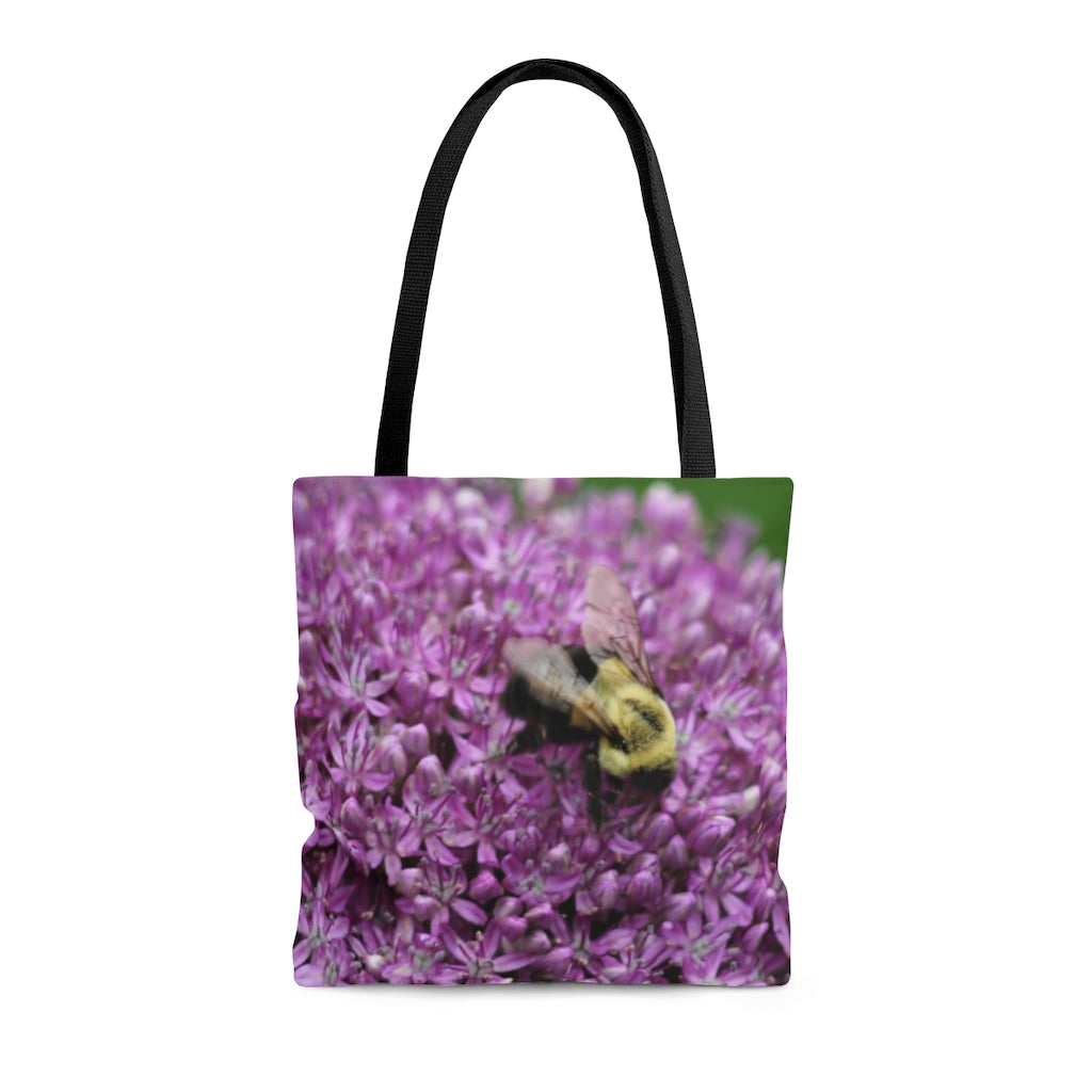 NN AOP Tote Bag Bee & Purple Flower