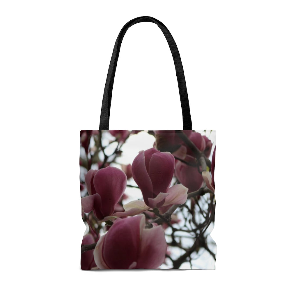 NN AOP Tote Bag Two-Tone Pink Flowers