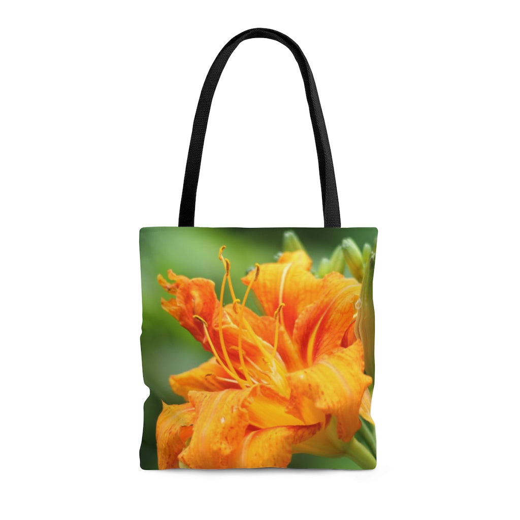 NN AOP Tote Bag Orange Flower (TL)