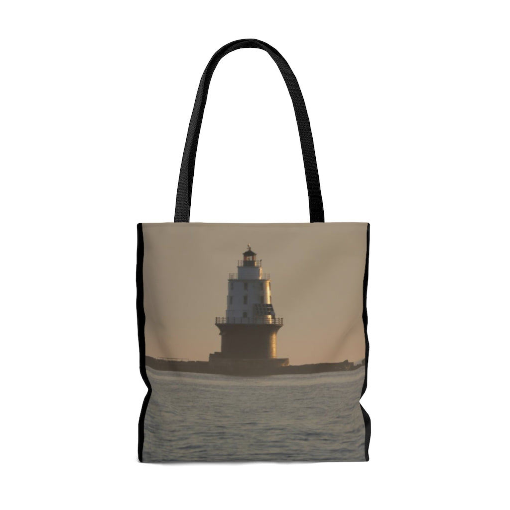 NN AOP Tote Bag Hazy Lighthouse