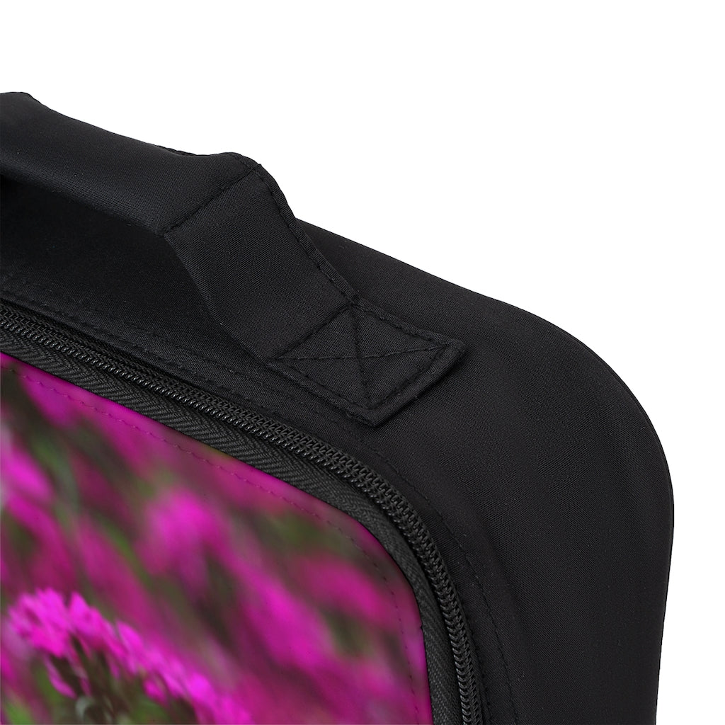 Lunch Bag Purple Pinkish Flowers